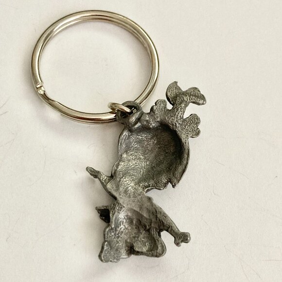 Vintage Pebbles Flintstone Keyring Keychain Warner Bros Charm Bam Bam - Picture 8 of 9